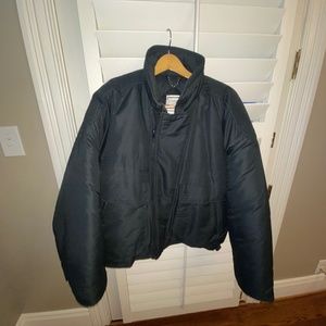 Hardy Amies London Puffer Coat Mens XL Black